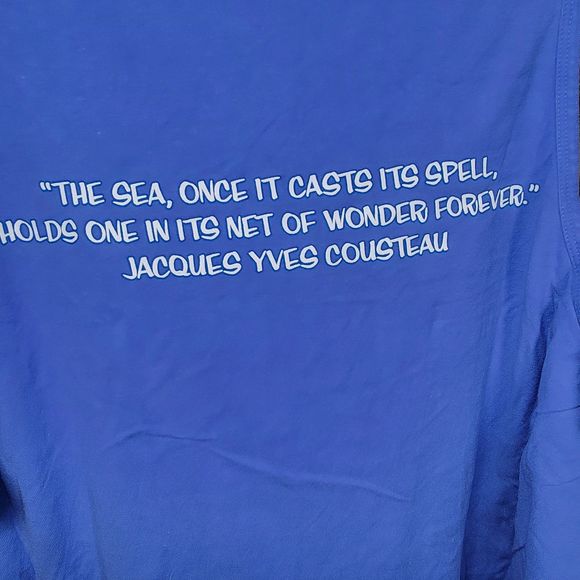 Texas A&M University Galveston Sea Aggie Camp 2014 Graphic Blue - Size Large - Picture 3 of 5